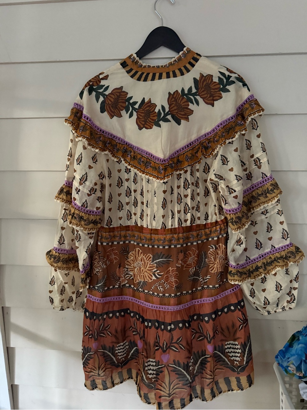 Farm Rio Ainika Ruffled Mini Dress - Picture 9 of 10